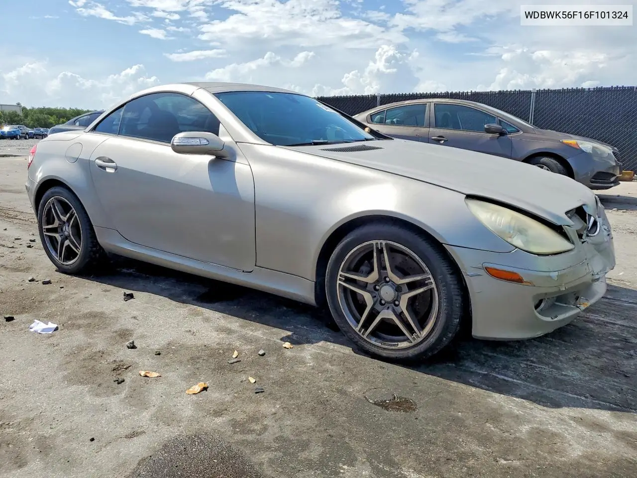 2006 Mercedes-Benz Slk 350 VIN: WDBWK56F16F101324 Lot: 54965146