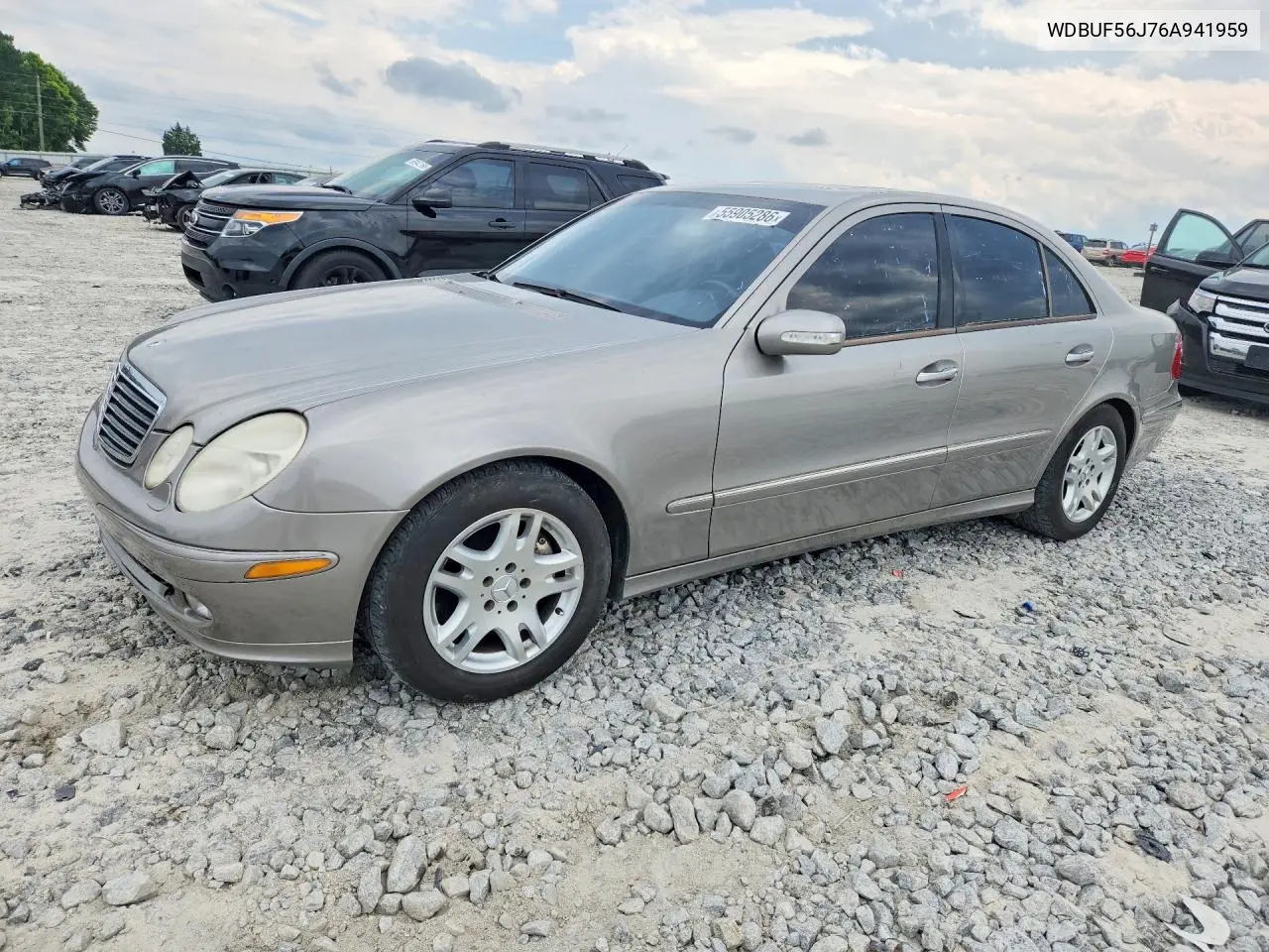 2006 Mercedes-Benz E 350 VIN: WDBUF56J76A941959 Lot: 55905286