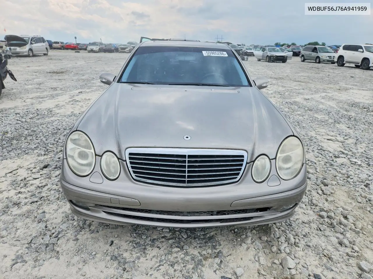 2006 Mercedes-Benz E 350 VIN: WDBUF56J76A941959 Lot: 55905286