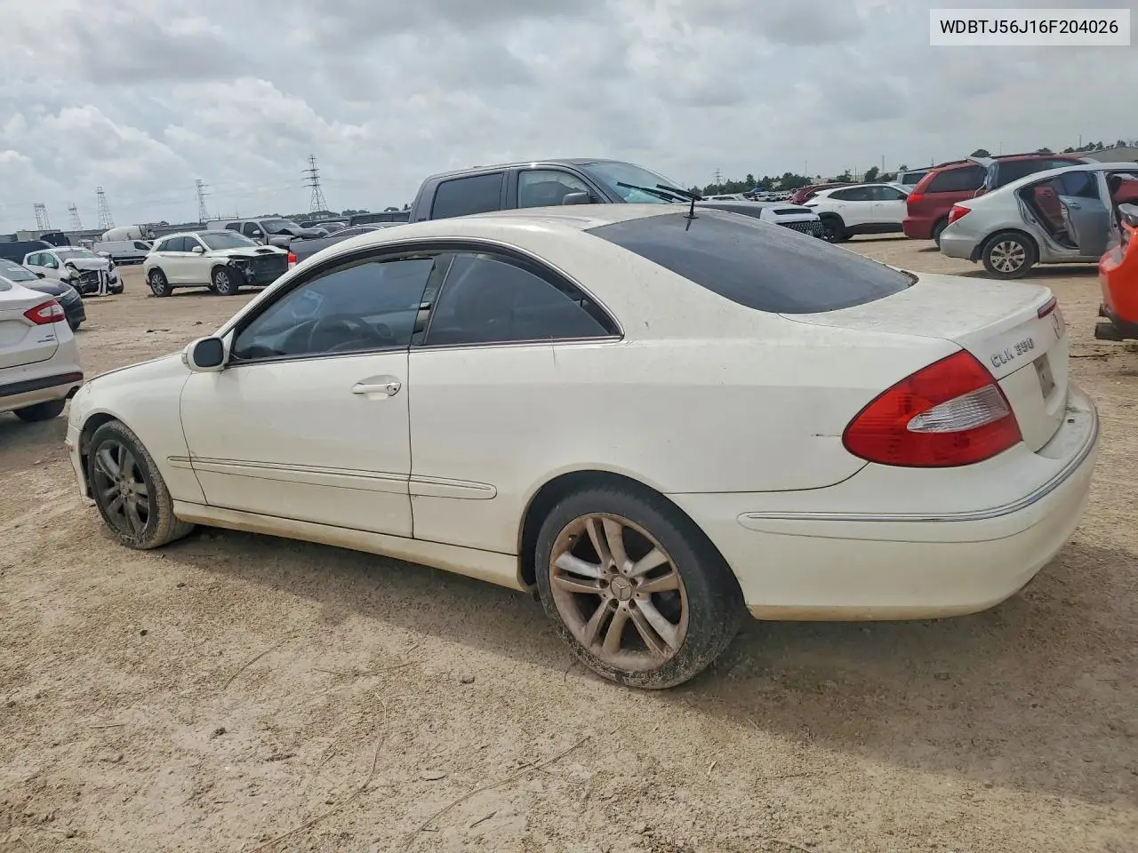 2006 Mercedes-Benz Clk 350 VIN: WDBTJ56J16F204026 Lot: 57333766