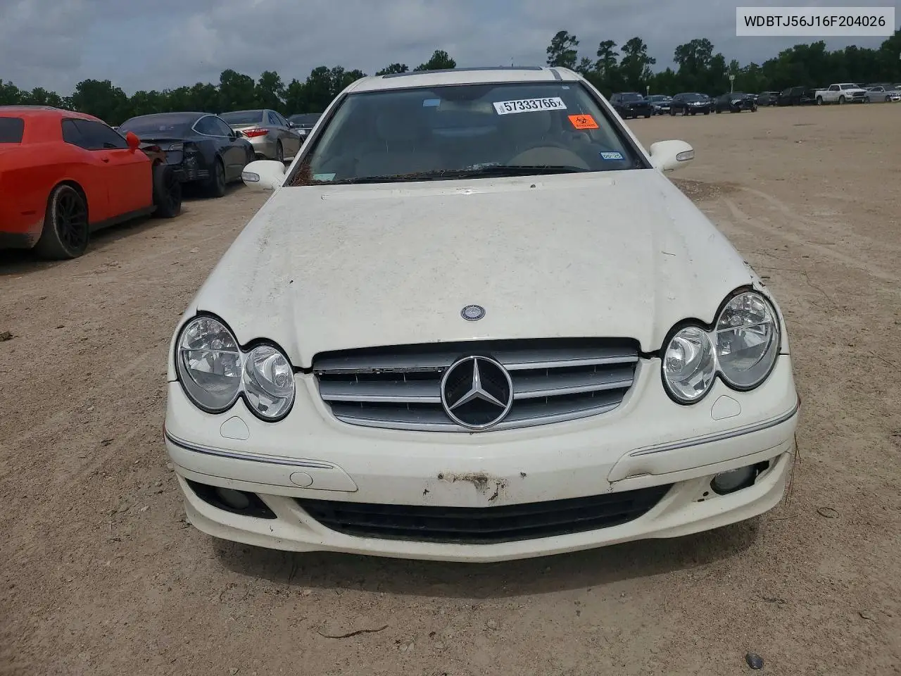 2006 Mercedes-Benz Clk 350 VIN: WDBTJ56J16F204026 Lot: 57333766