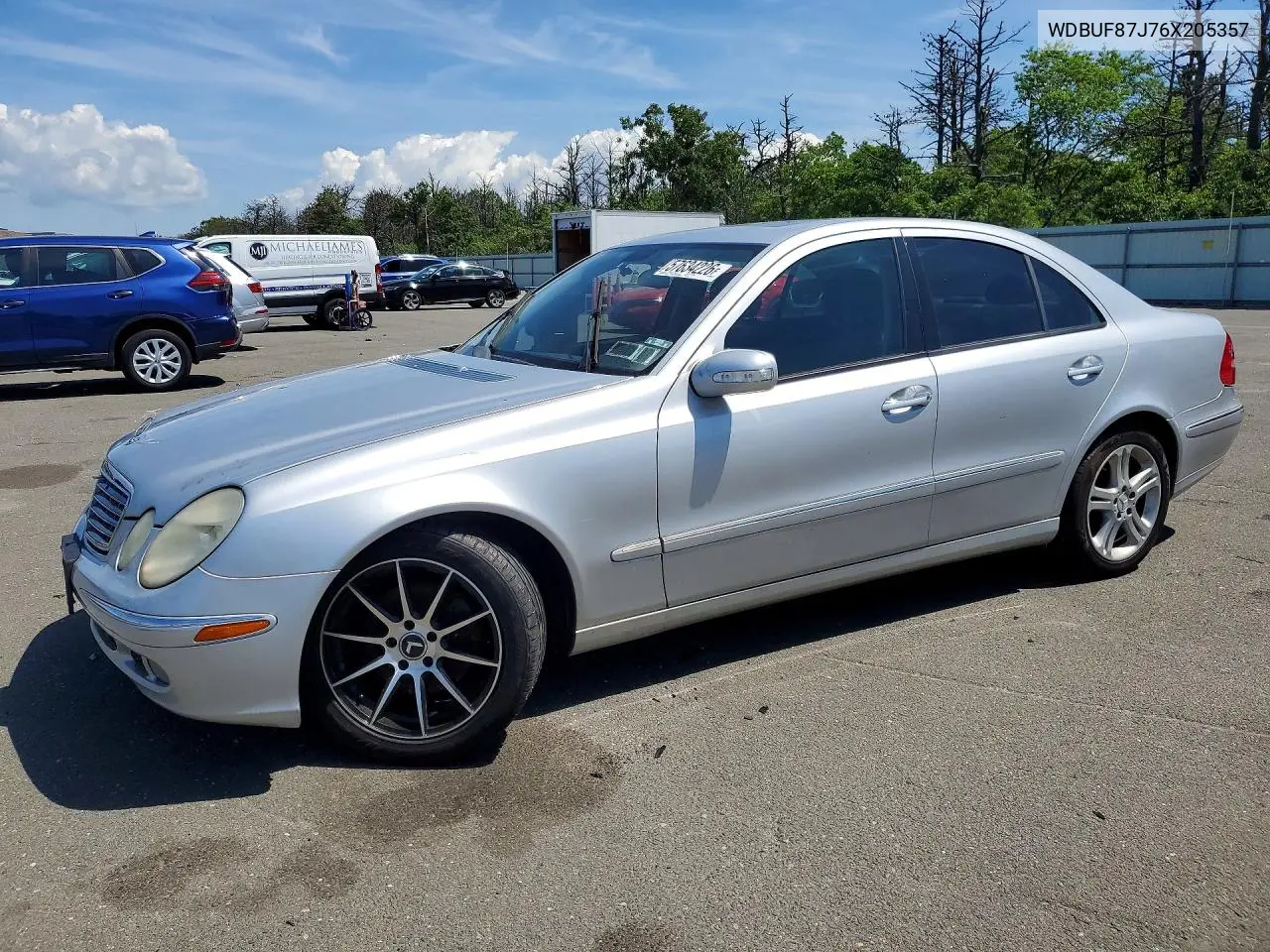 2006 Mercedes-Benz E 350 4Matic VIN: WDBUF87J76X205357 Lot: 57634226