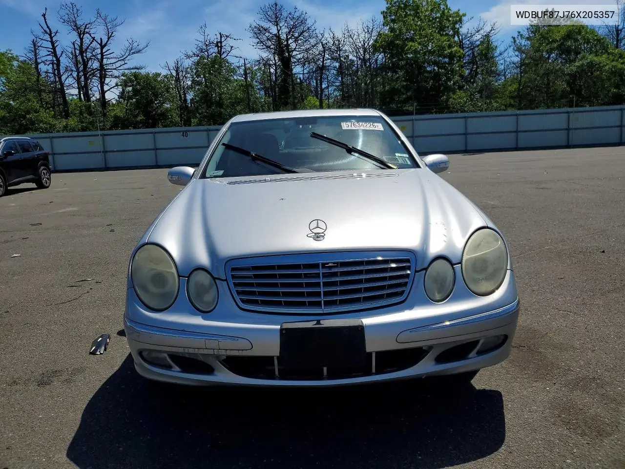 2006 Mercedes-Benz E 350 4Matic VIN: WDBUF87J76X205357 Lot: 57634226