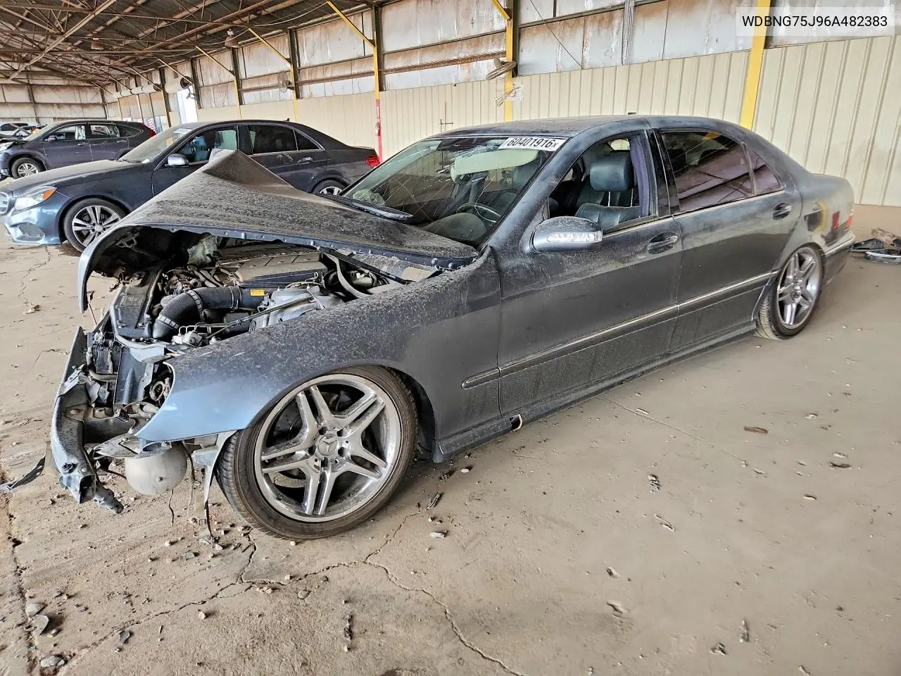2006 Mercedes-Benz S 500 VIN: WDBNG75J96A482383 Lot: 60401916