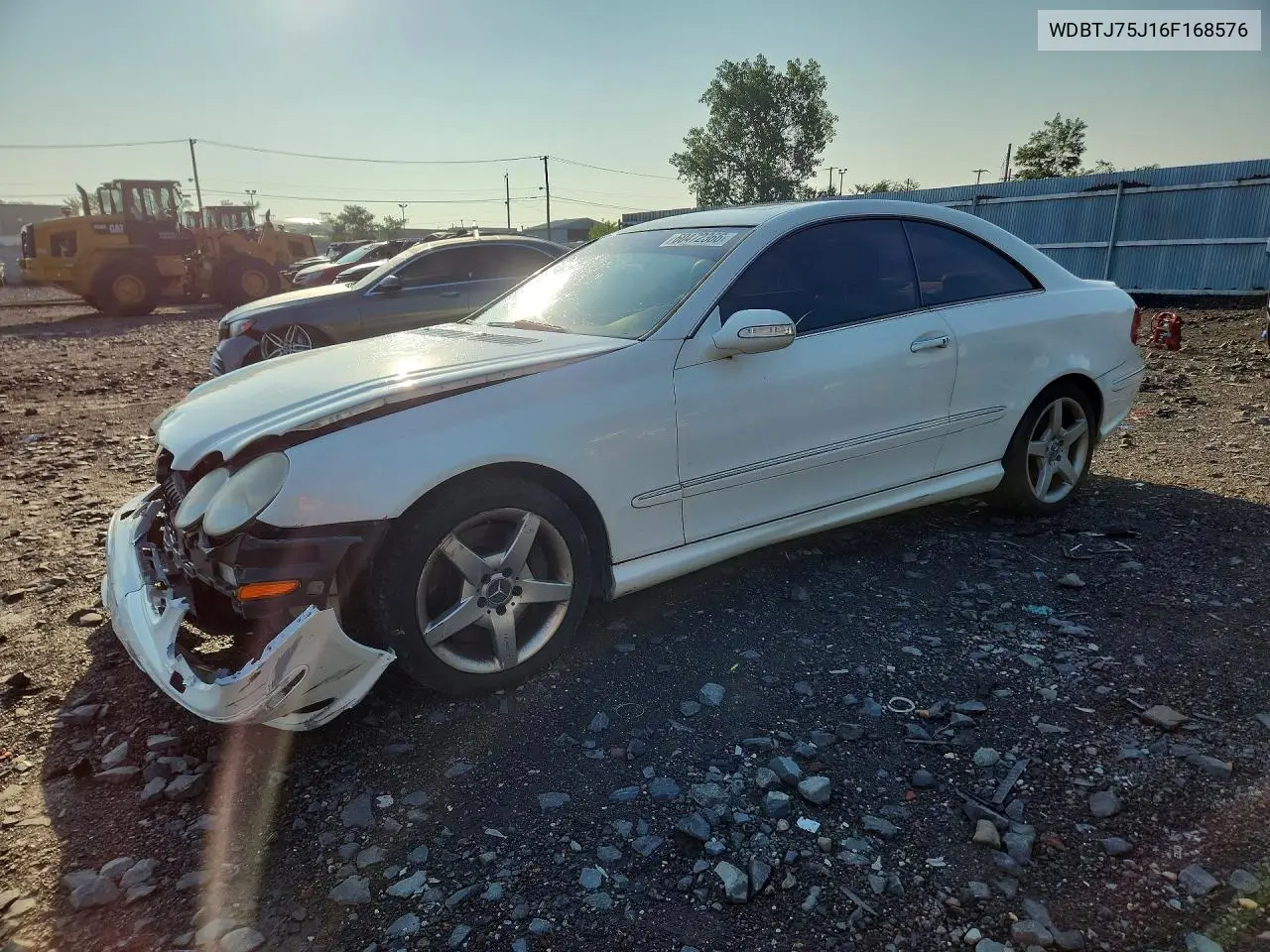 2006 Mercedes-Benz Clk VIN: WDBTJ75J16F168576 Lot: 60472366