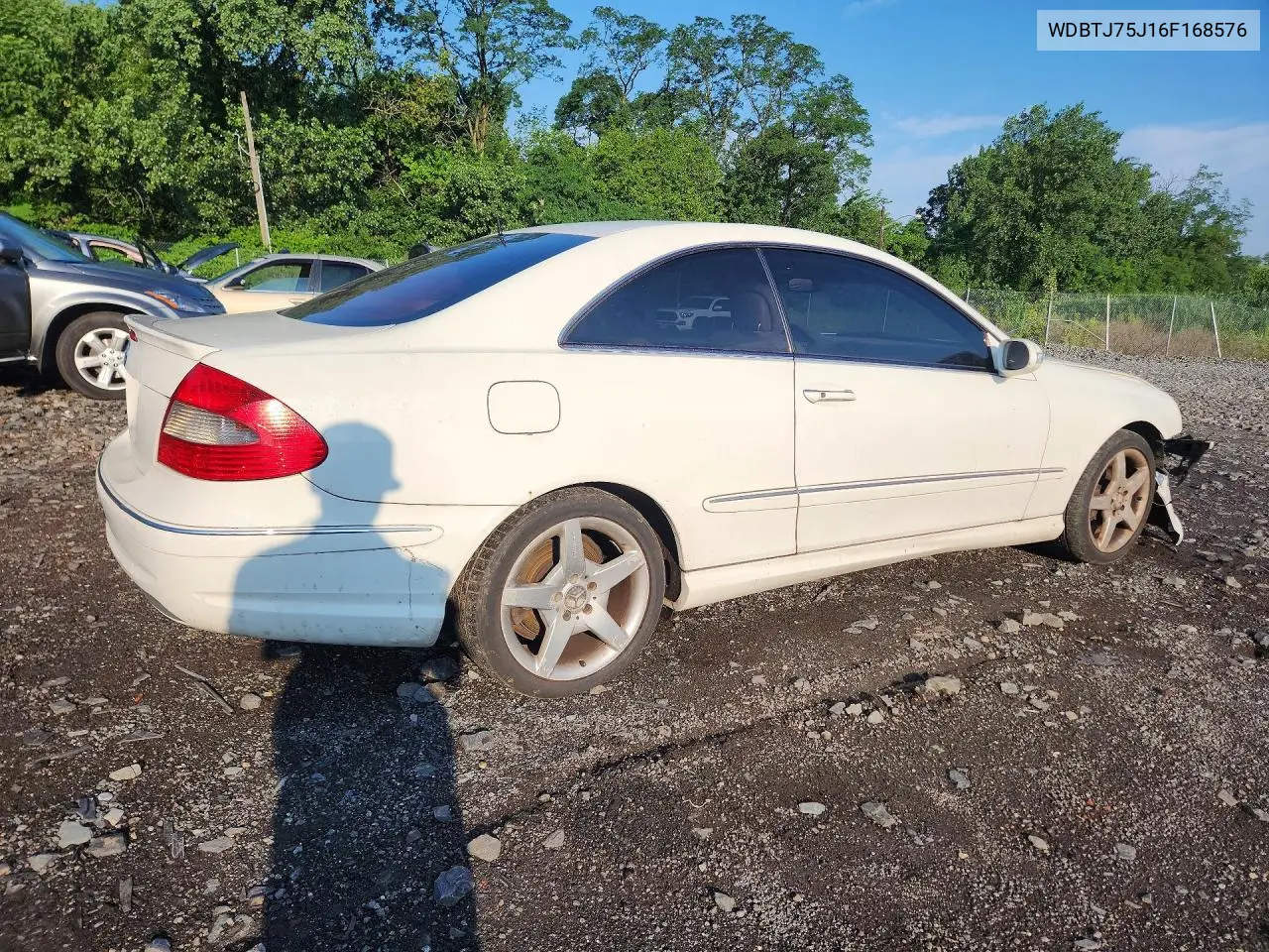 2006 Mercedes-Benz Clk VIN: WDBTJ75J16F168576 Lot: 60472366