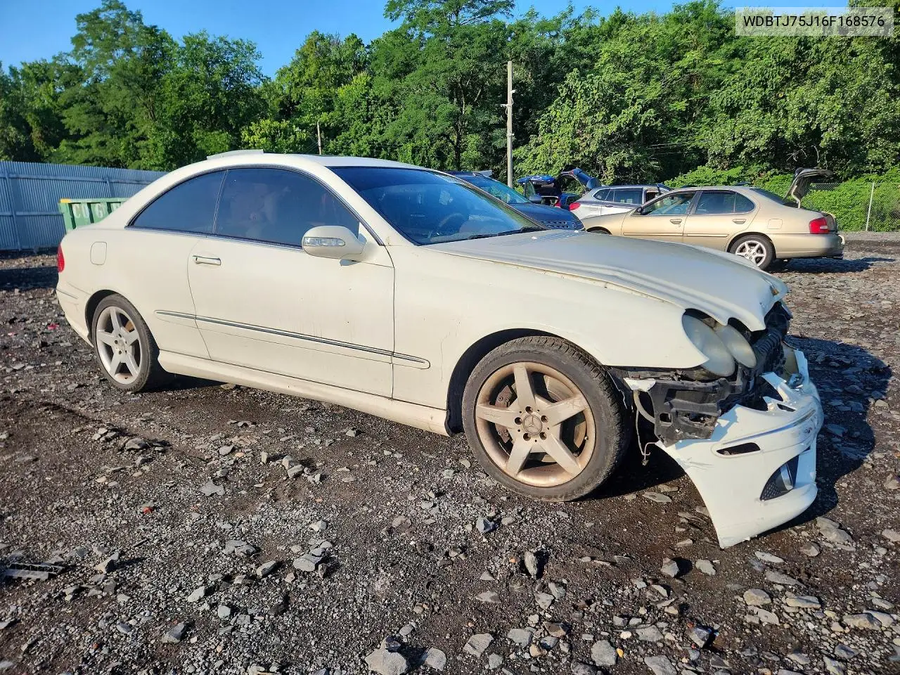2006 Mercedes-Benz Clk VIN: WDBTJ75J16F168576 Lot: 60472366