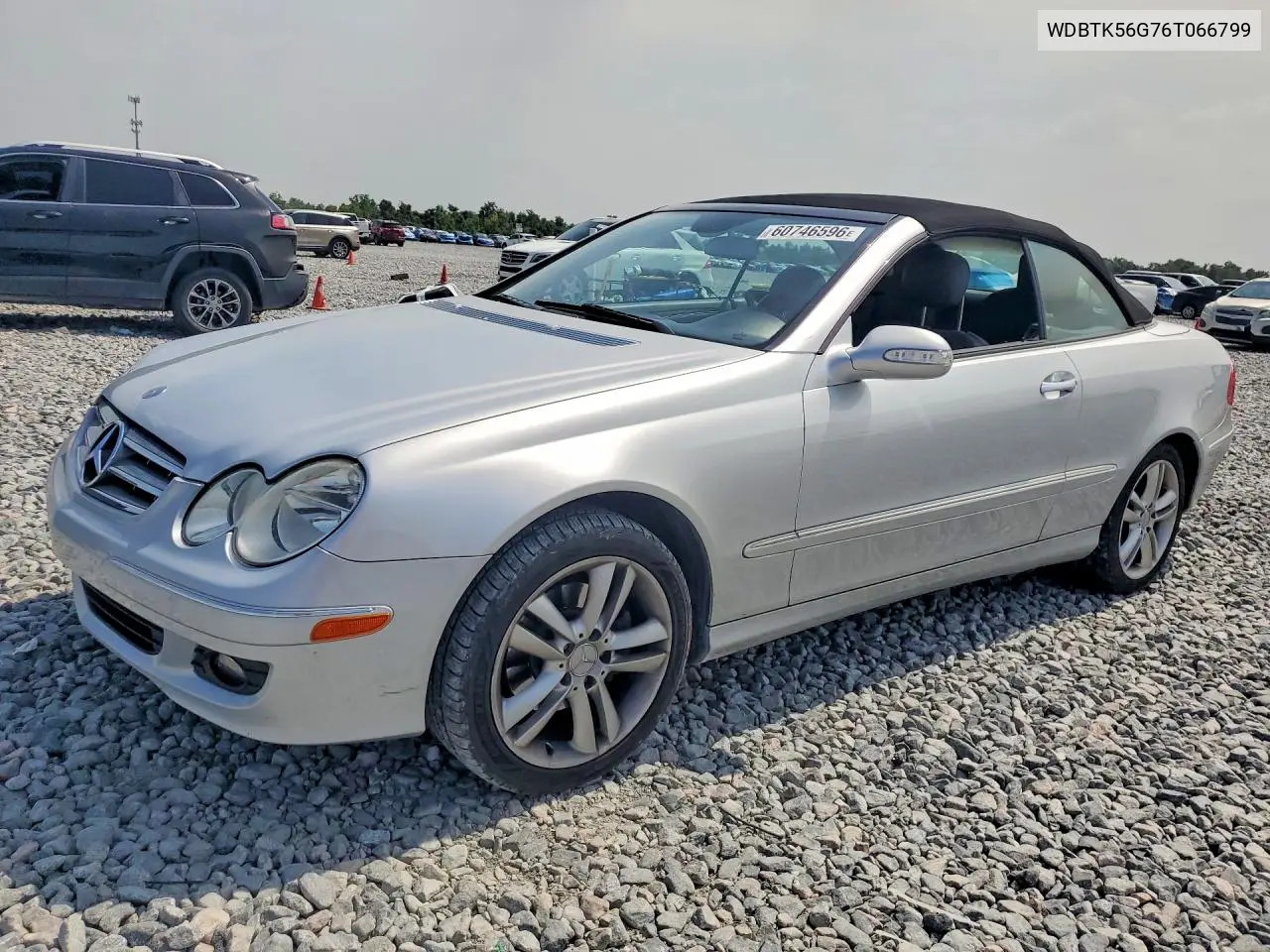 2006 Mercedes-Benz Clk 350 VIN: WDBTK56G76T066799 Lot: 60746596