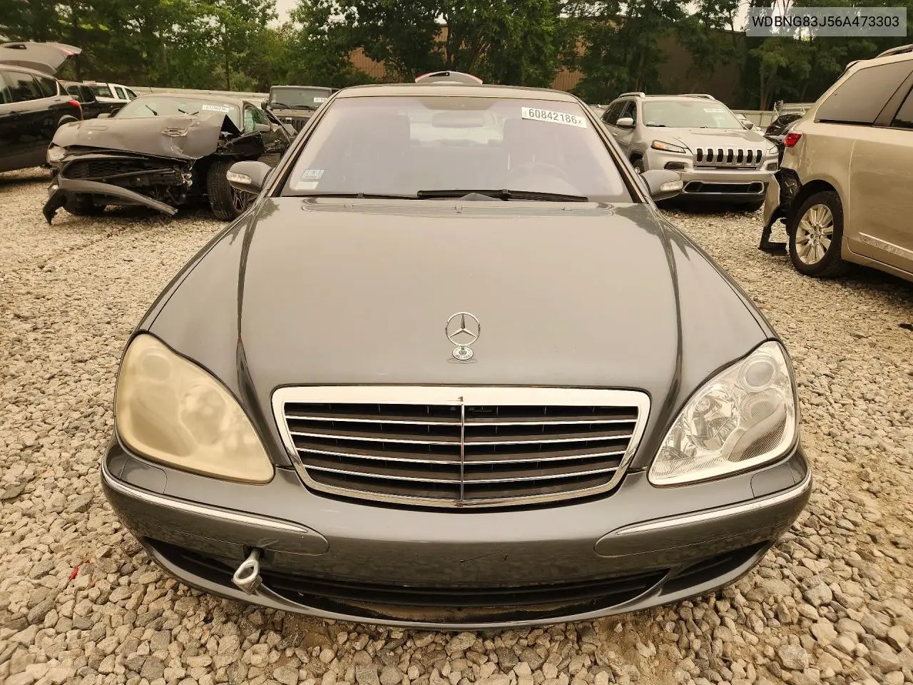 2006 Mercedes-Benz S 430 4Matic VIN: WDBNG83J56A473303 Lot: 60842186