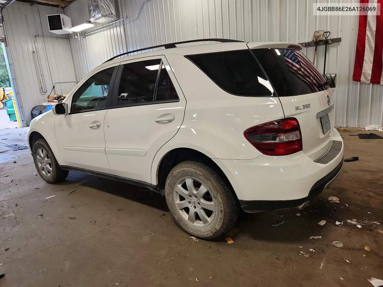 2006 Mercedes-Benz Ml 350 VIN: 4JGBB86E26A126069 Lot: 61799866