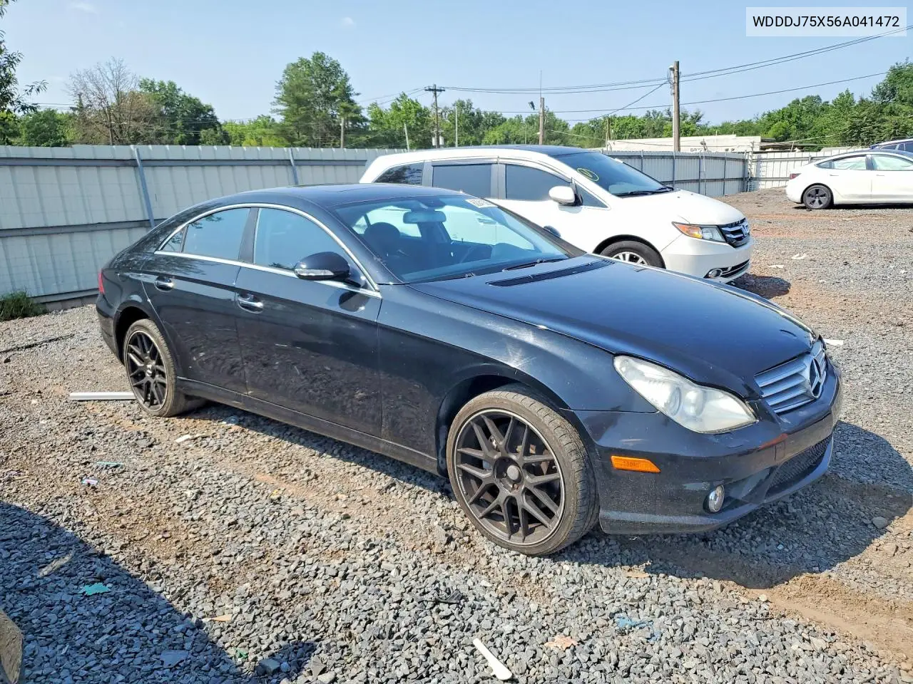 2006 Mercedes-Benz Cls 500C VIN: WDDDJ75X56A041472 Lot: 62241306