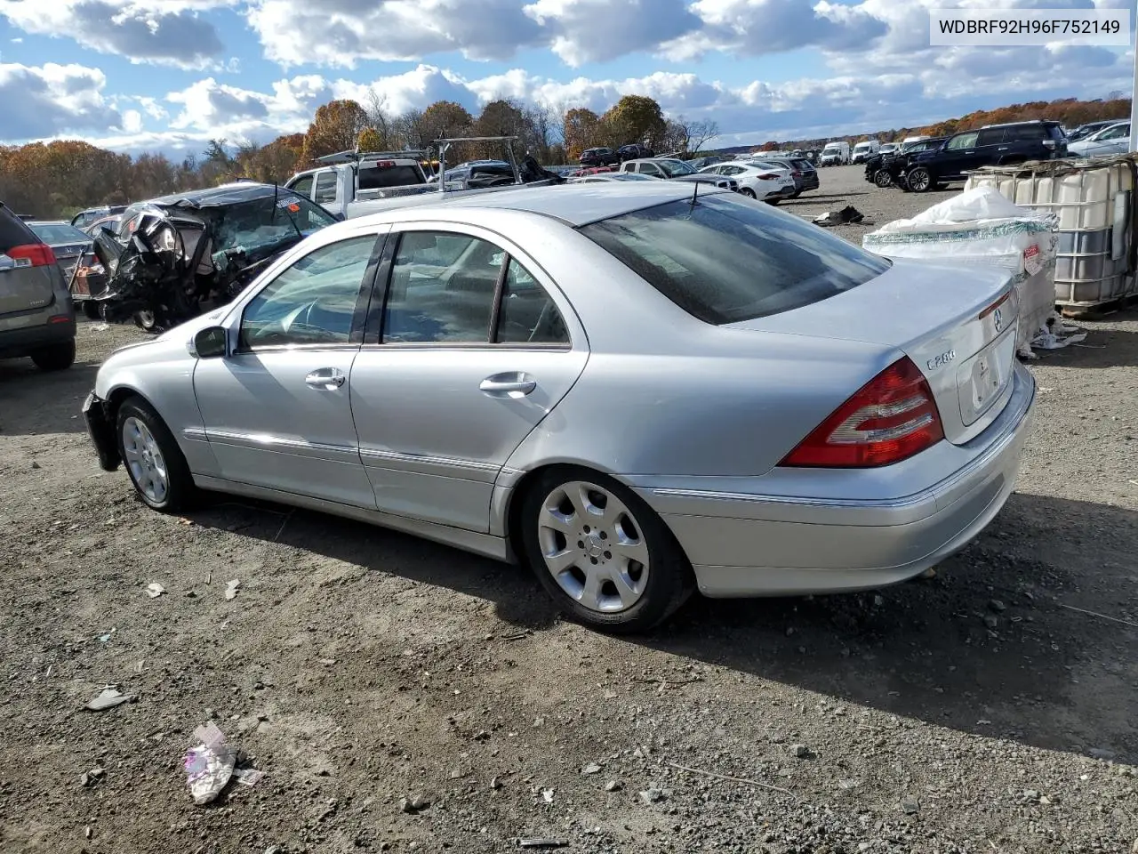WDBRF92H96F752149 2006 Mercedes-Benz C 280 4Matic