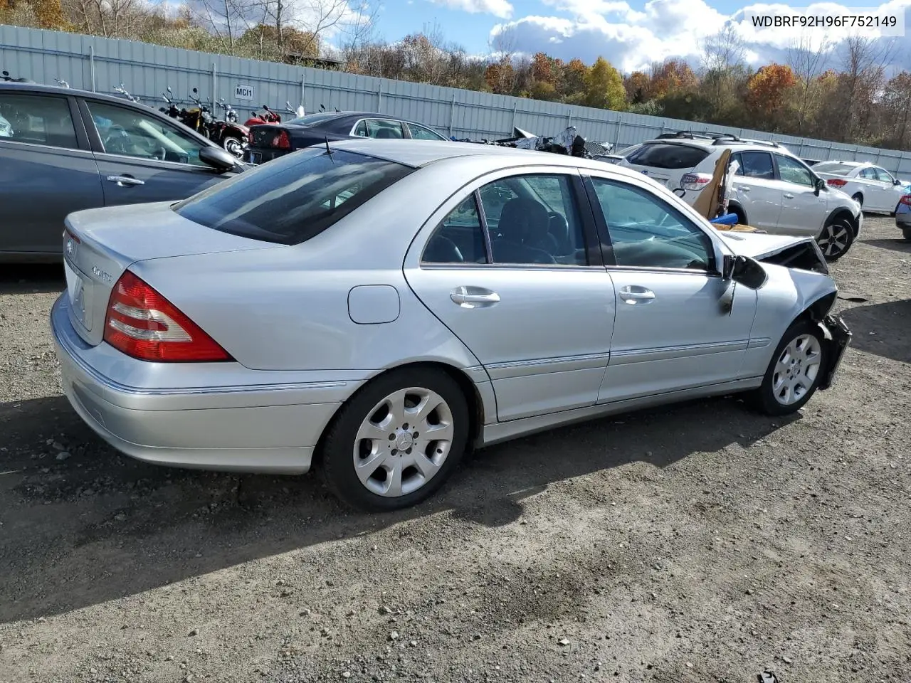 WDBRF92H96F752149 2006 Mercedes-Benz C 280 4Matic
