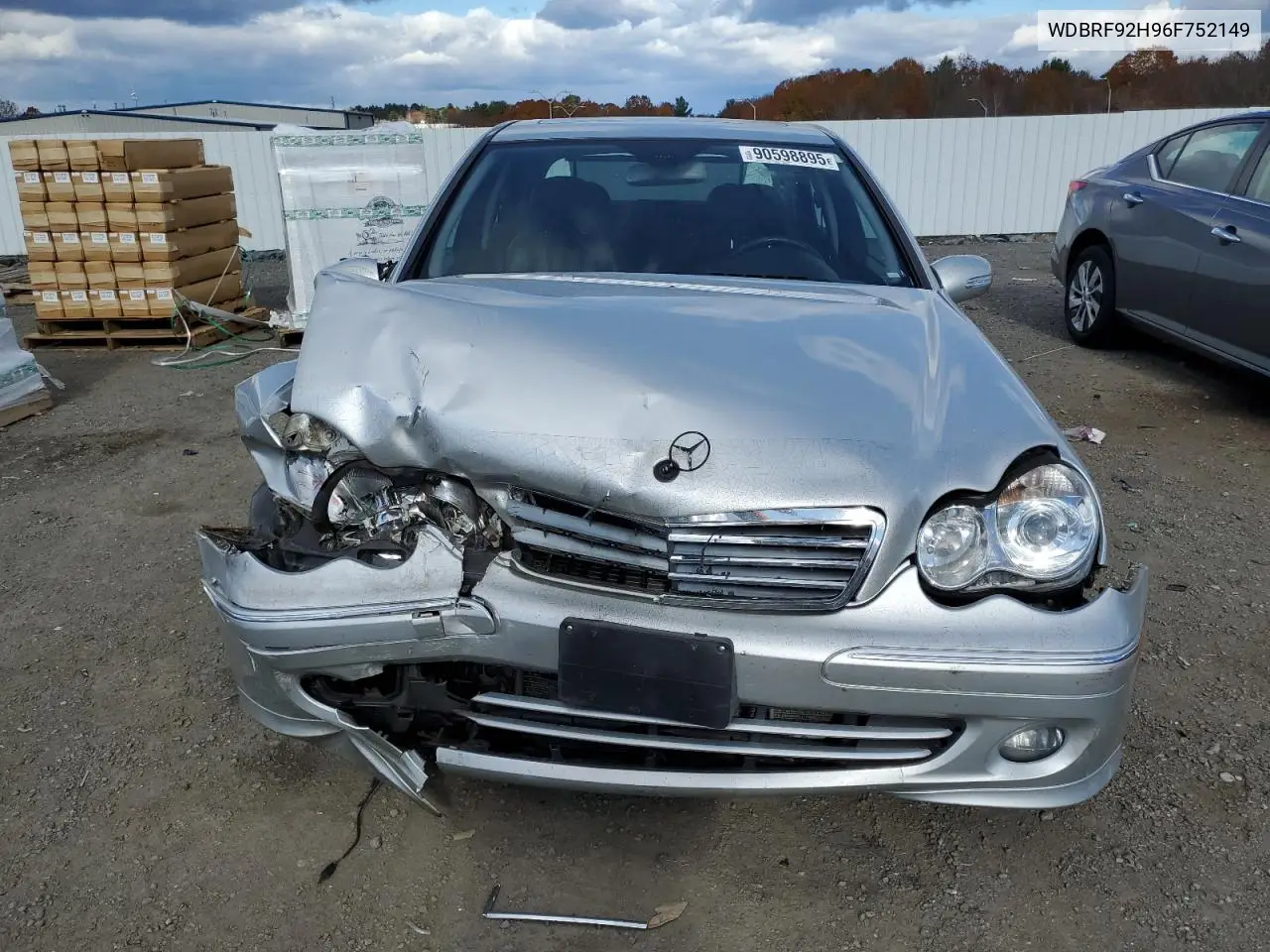 WDBRF92H96F752149 2006 Mercedes-Benz C 280 4Matic