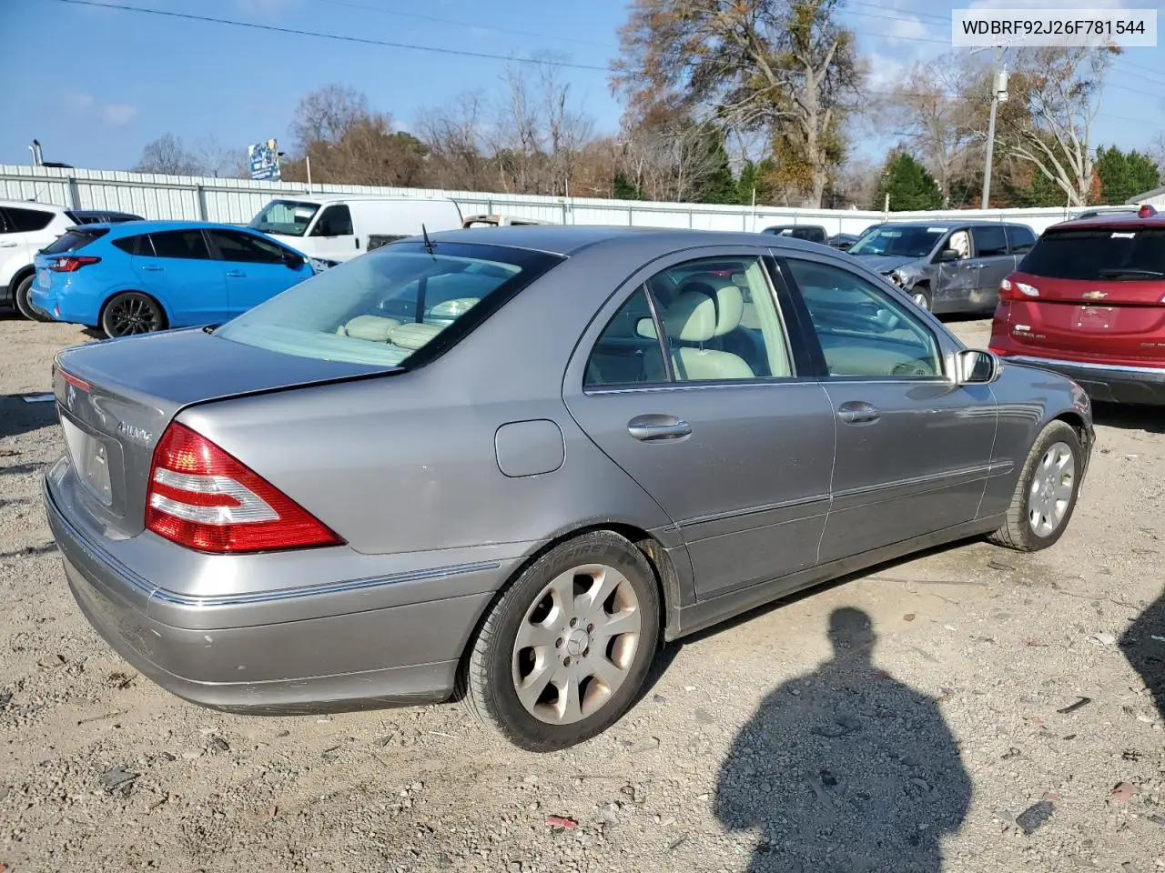 WDBRF92J26F781544 2006 Mercedes-Benz C 280 4Matic