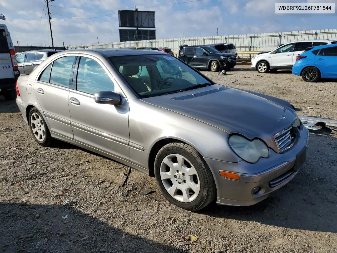 WDBRF92J26F781544 2006 Mercedes-Benz C 280 4Matic