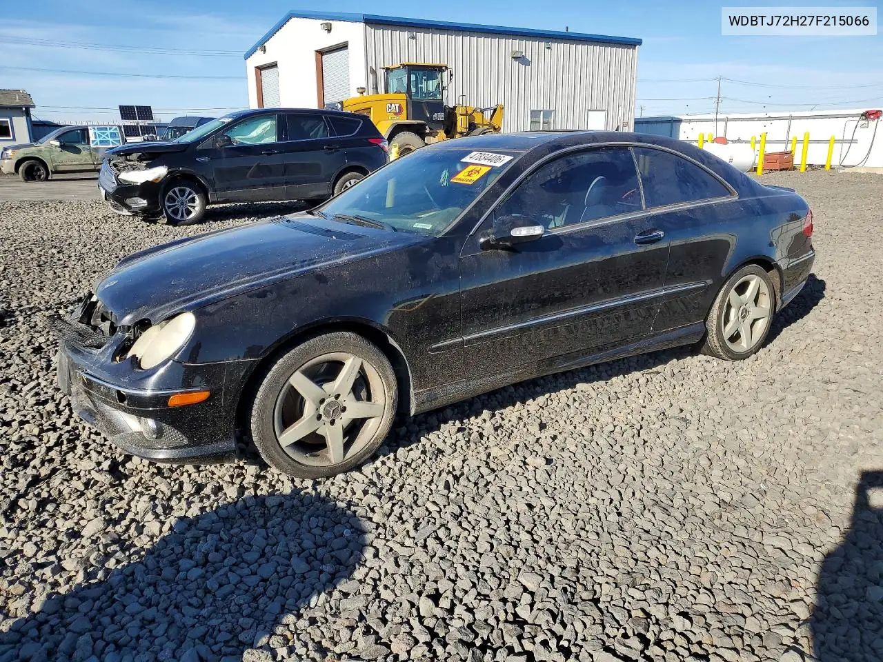 2007 Mercedes-Benz Clk 550 VIN: WDBTJ72H27F215066 Lot: 47834406
