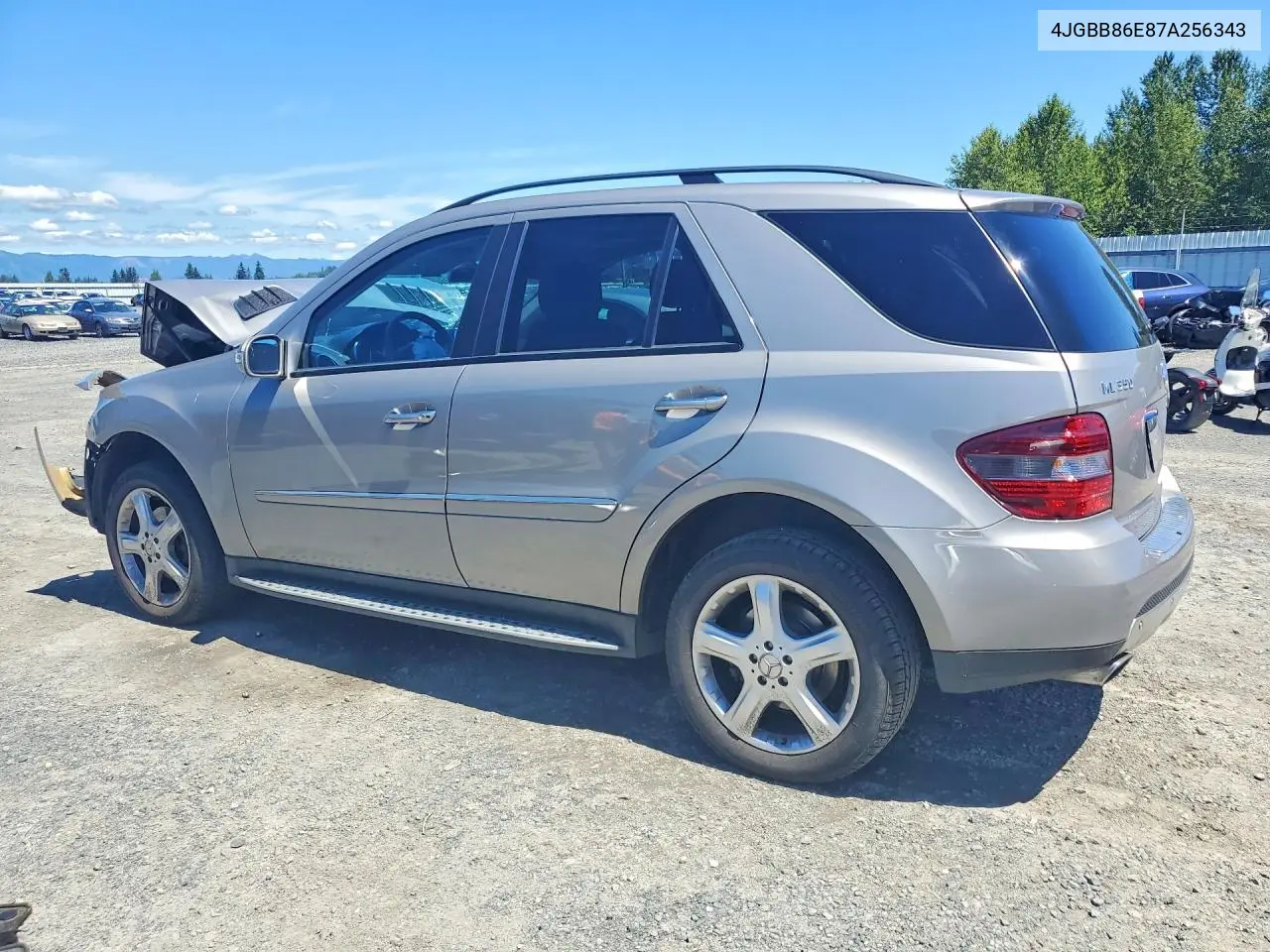 2007 Mercedes-Benz Ml 350 VIN: 4JGBB86E87A256343 Lot: 56842666