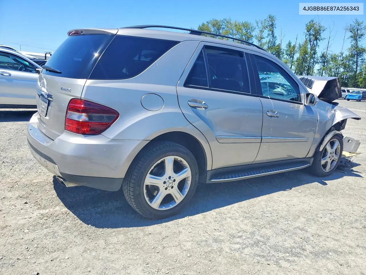 2007 Mercedes-Benz Ml 350 VIN: 4JGBB86E87A256343 Lot: 56842666