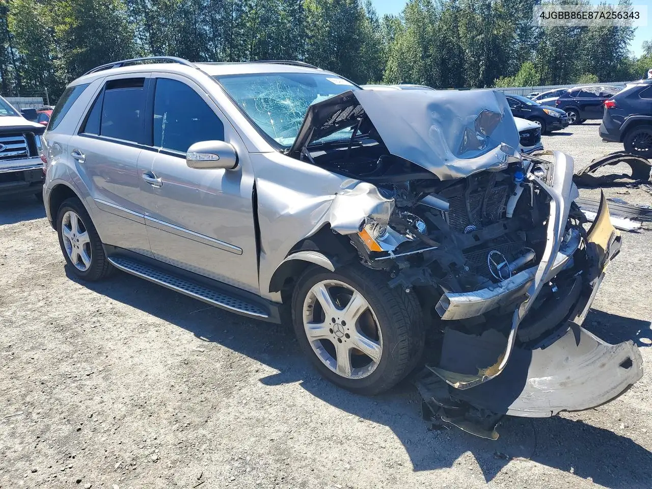 2007 Mercedes-Benz Ml 350 VIN: 4JGBB86E87A256343 Lot: 56842666