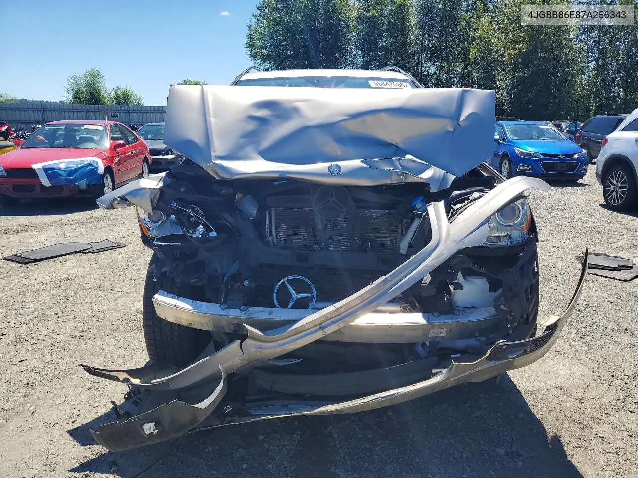 2007 Mercedes-Benz Ml 350 VIN: 4JGBB86E87A256343 Lot: 56842666