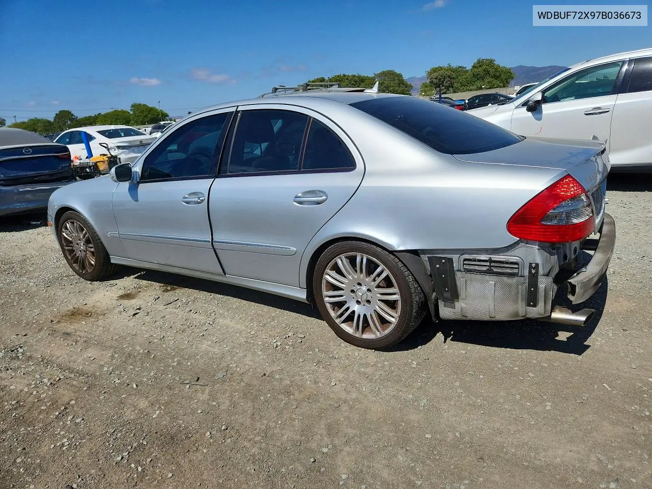 2007 Mercedes-Benz E 550 VIN: WDBUF72X97B036673 Lot: 57124126