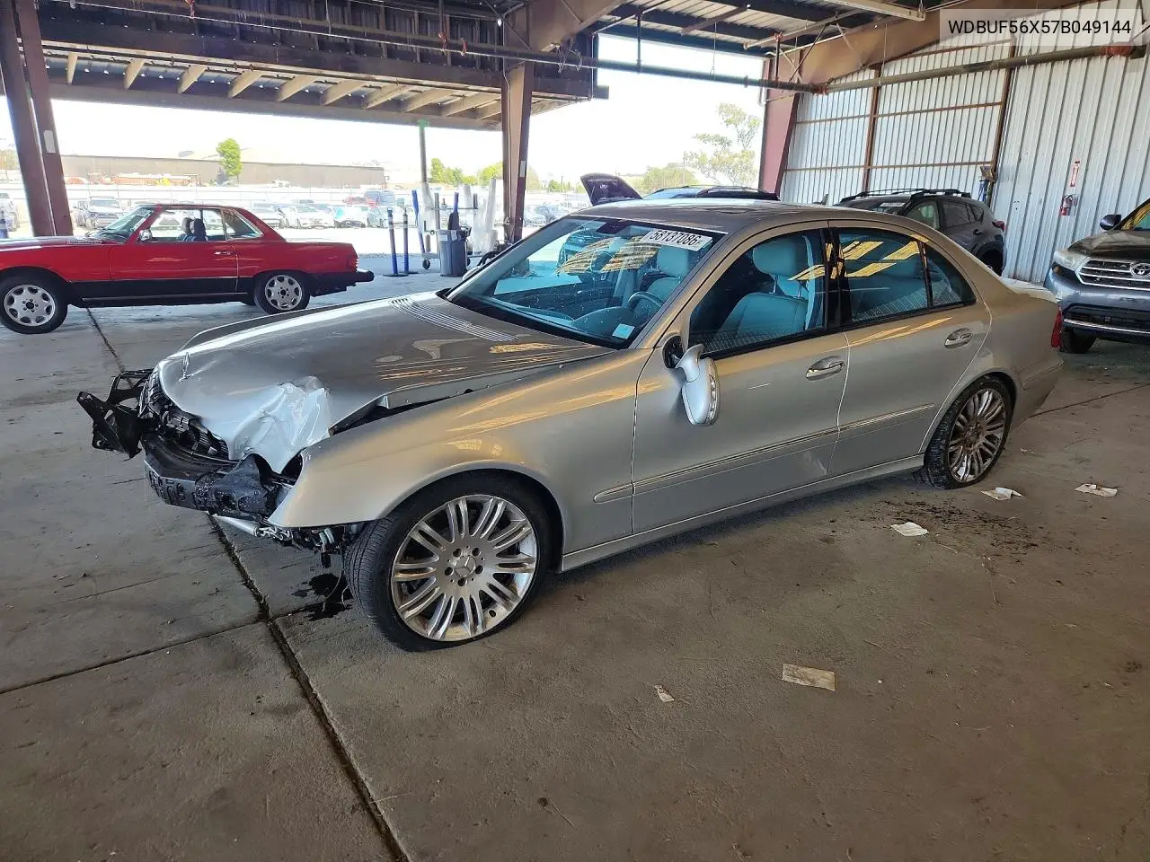2007 Mercedes-Benz E 350 VIN: WDBUF56X57B049144 Lot: 58137086