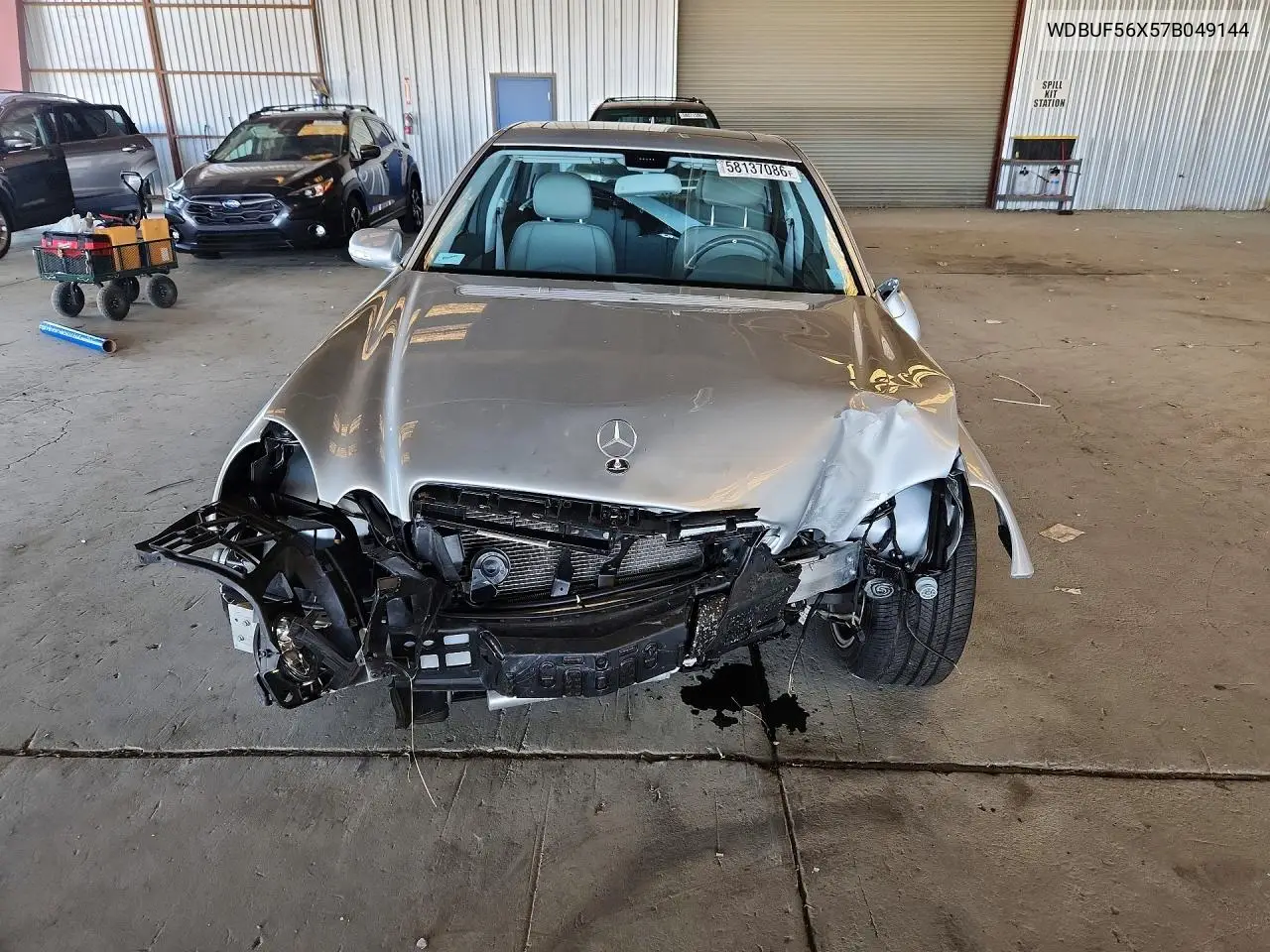 2007 Mercedes-Benz E 350 VIN: WDBUF56X57B049144 Lot: 58137086