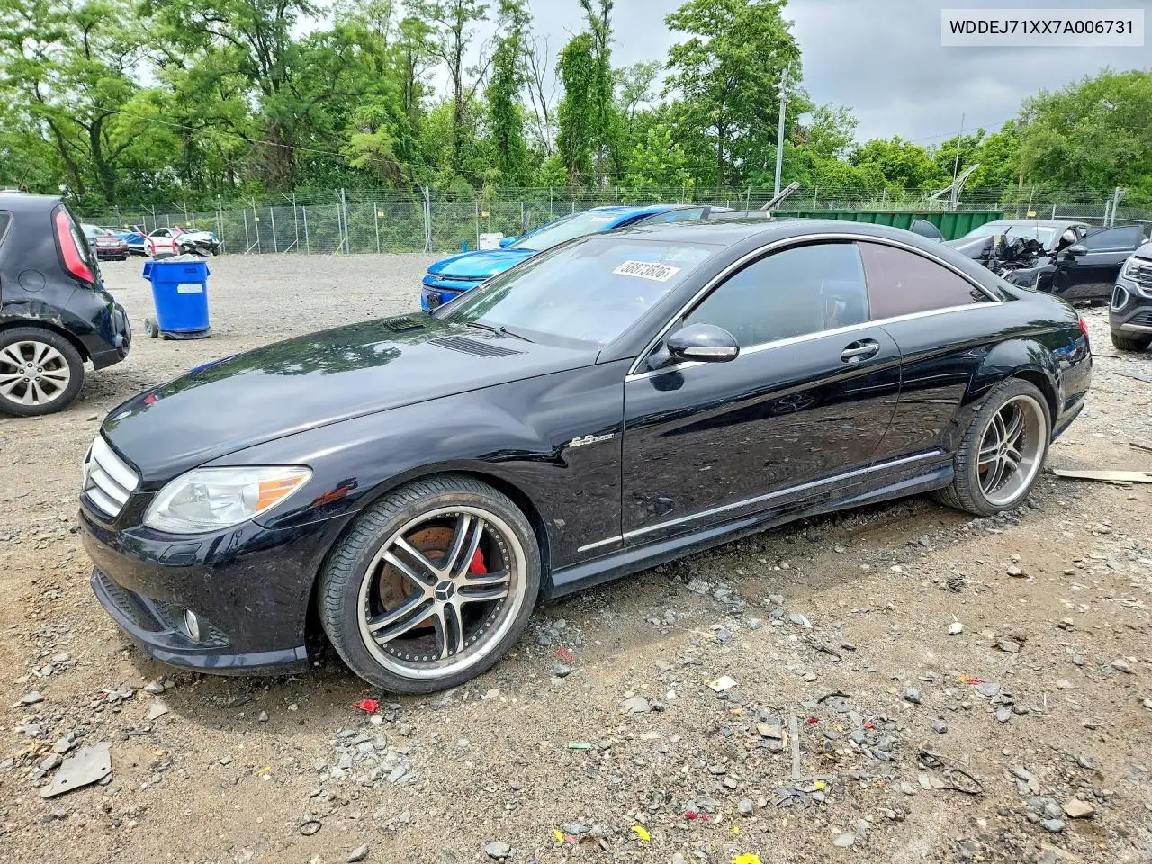 2007 Mercedes-Benz Cl 550 VIN: WDDEJ71XX7A006731 Lot: 58873606