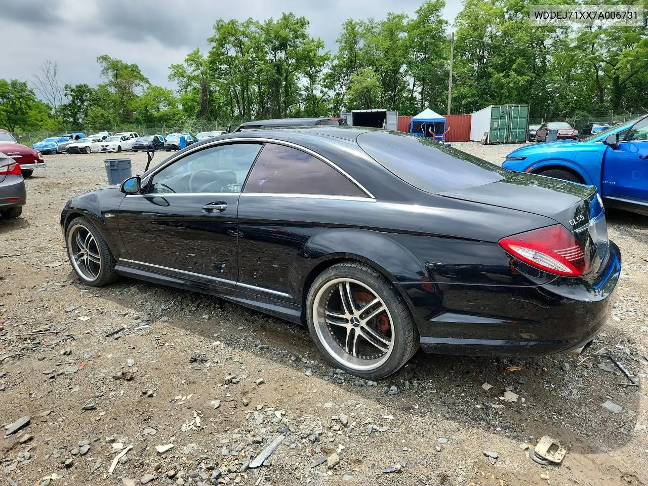 2007 Mercedes-Benz Cl 550 VIN: WDDEJ71XX7A006731 Lot: 58873606