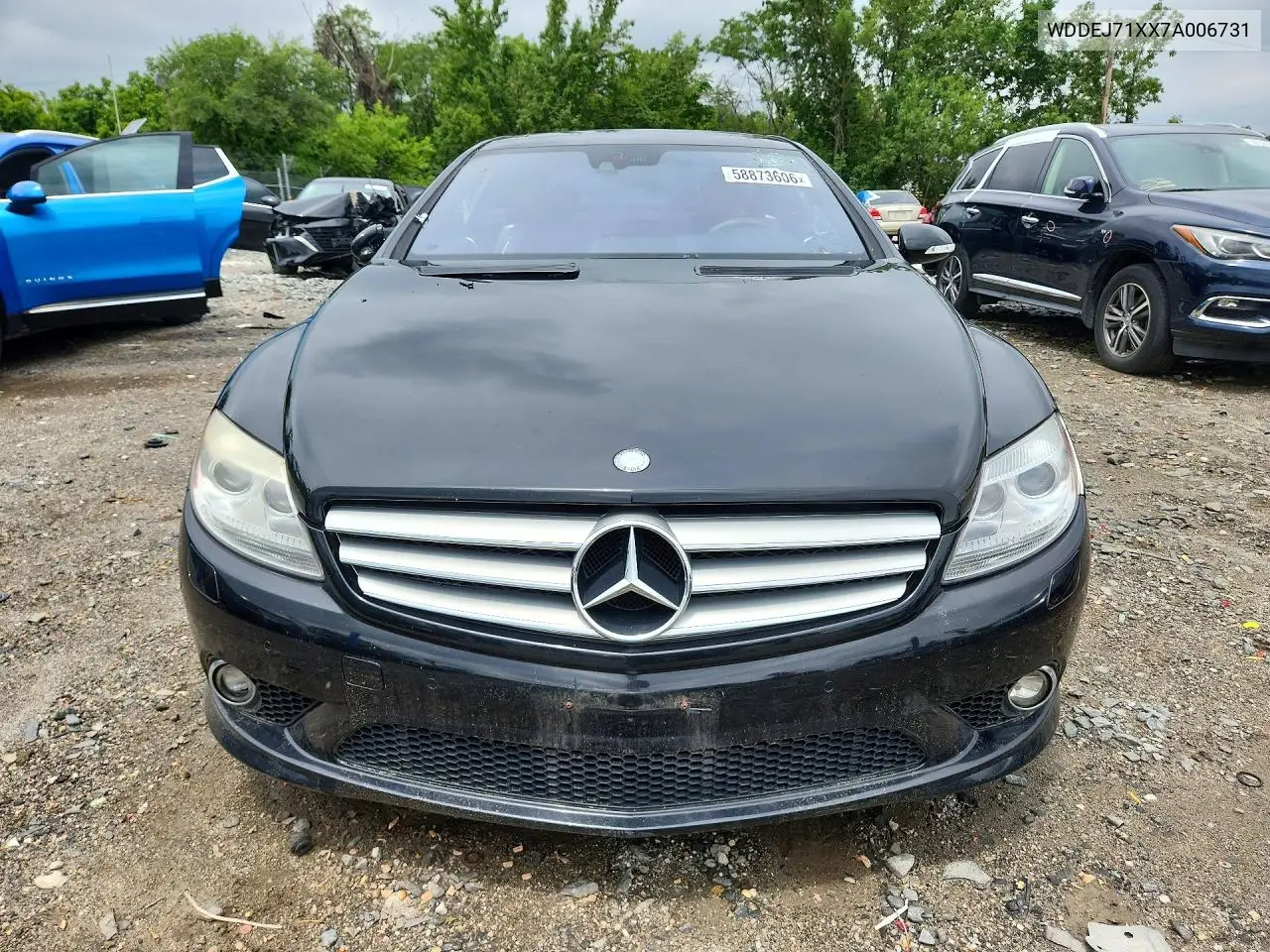 2007 Mercedes-Benz Cl 550 VIN: WDDEJ71XX7A006731 Lot: 58873606