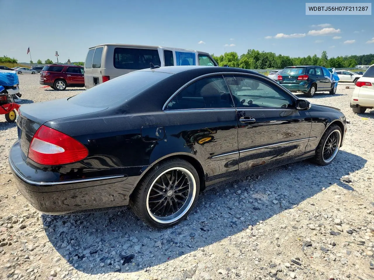 2007 Mercedes-Benz Clk 350 VIN: WDBTJ56H07F211287 Lot: 59794796