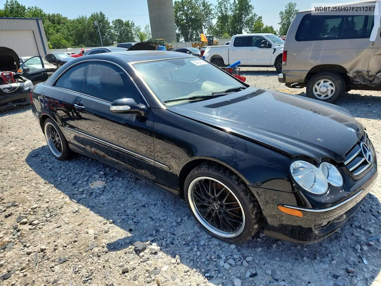 2007 Mercedes-Benz Clk 350 VIN: WDBTJ56H07F211287 Lot: 59794796