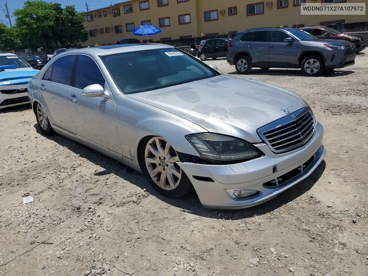 2007 Mercedes-Benz S 550 VIN: WDDNG71X27A107972 Lot: 60190026