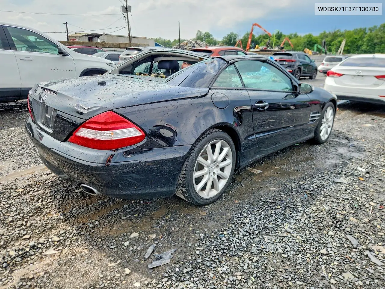 2007 Mercedes-Benz Sl 550 VIN: WDBSK71F37F130780 Lot: 60649196