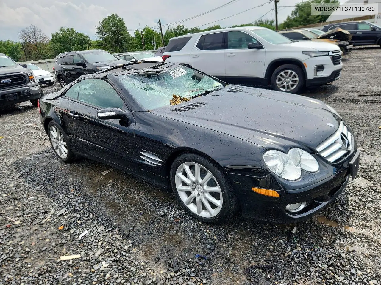 2007 Mercedes-Benz Sl 550 VIN: WDBSK71F37F130780 Lot: 60649196