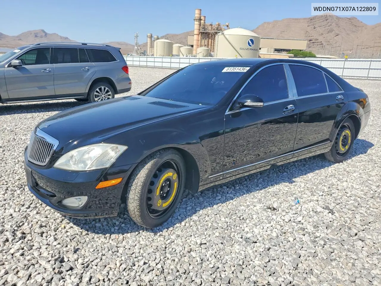 2007 Mercedes-Benz S 550 VIN: WDDNG71X07A122809 Lot: 61351436