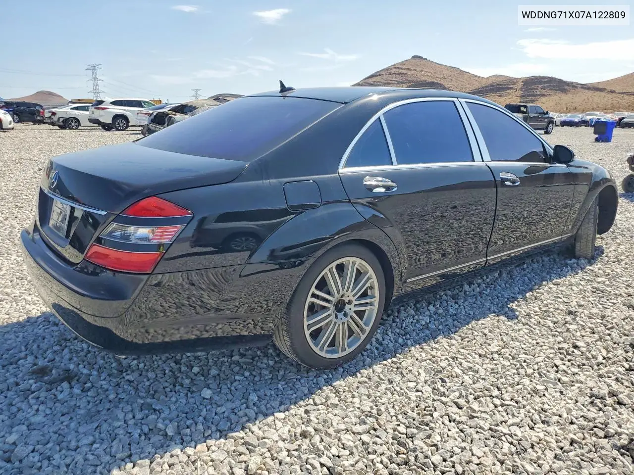 2007 Mercedes-Benz S 550 VIN: WDDNG71X07A122809 Lot: 61351436
