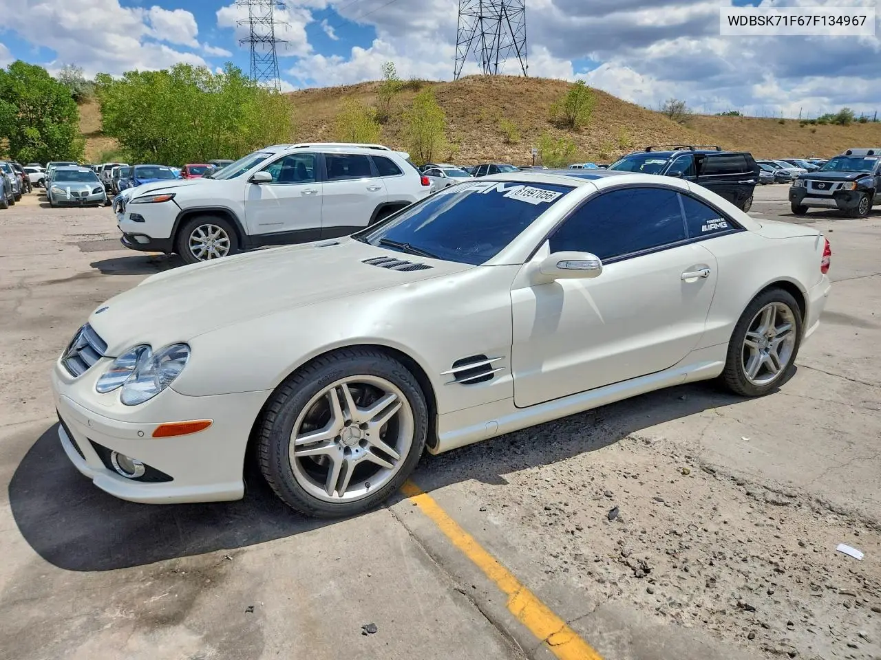 2007 Mercedes-Benz Sl 550 VIN: WDBSK71F67F134967 Lot: 61597056