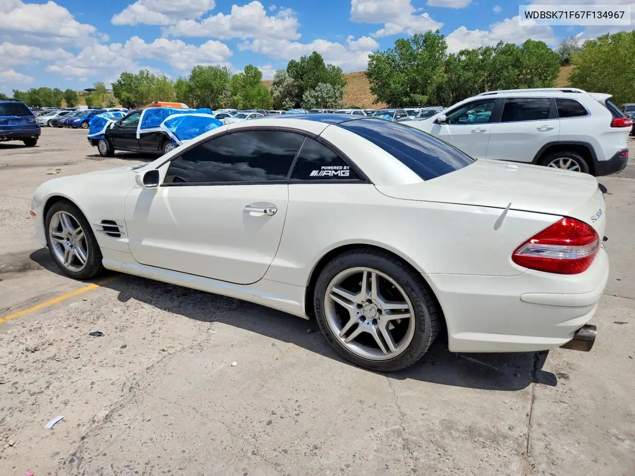 2007 Mercedes-Benz Sl 550 VIN: WDBSK71F67F134967 Lot: 61597056