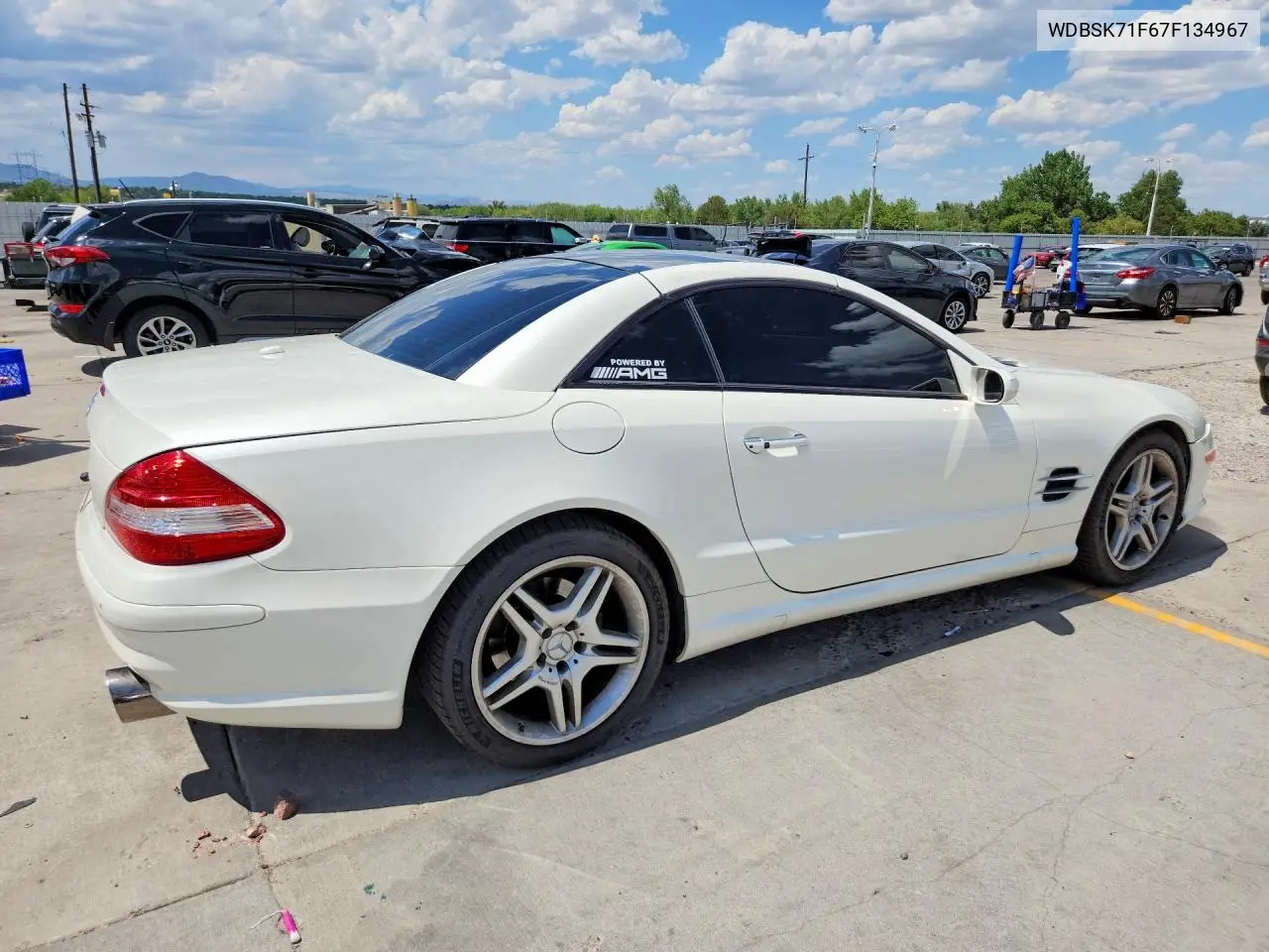 2007 Mercedes-Benz Sl 550 VIN: WDBSK71F67F134967 Lot: 61597056