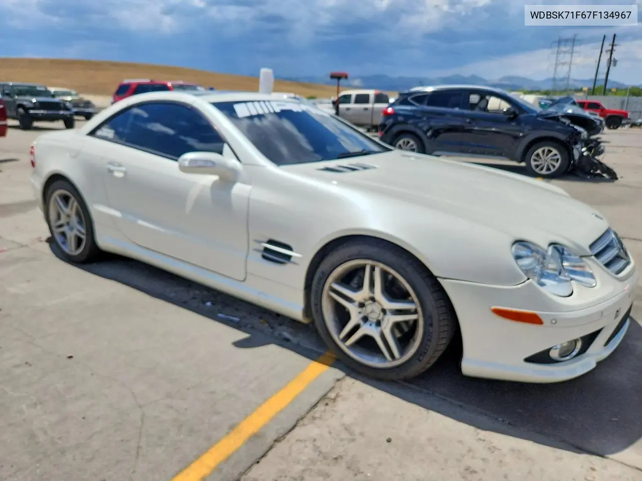 2007 Mercedes-Benz Sl 550 VIN: WDBSK71F67F134967 Lot: 61597056