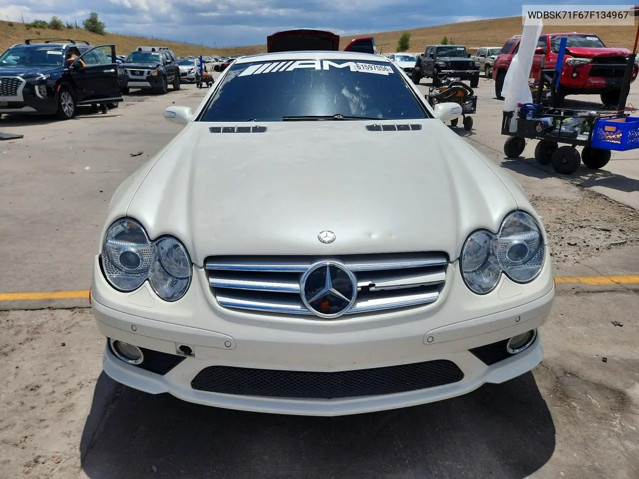 2007 Mercedes-Benz Sl 550 VIN: WDBSK71F67F134967 Lot: 61597056