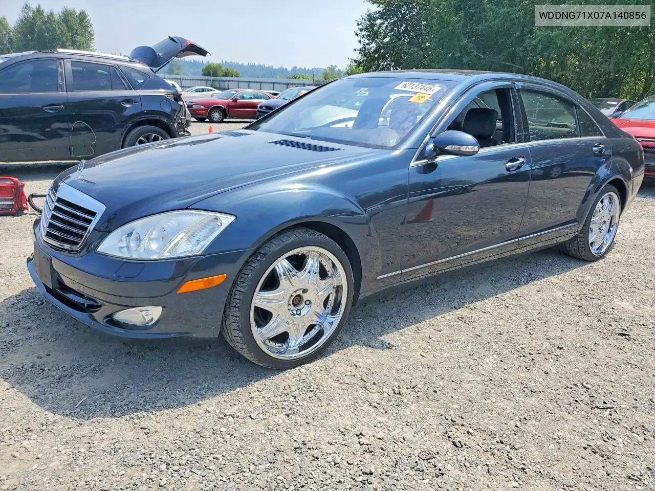 2007 Mercedes-Benz S 550 VIN: WDDNG71X07A140856 Lot: 62137446