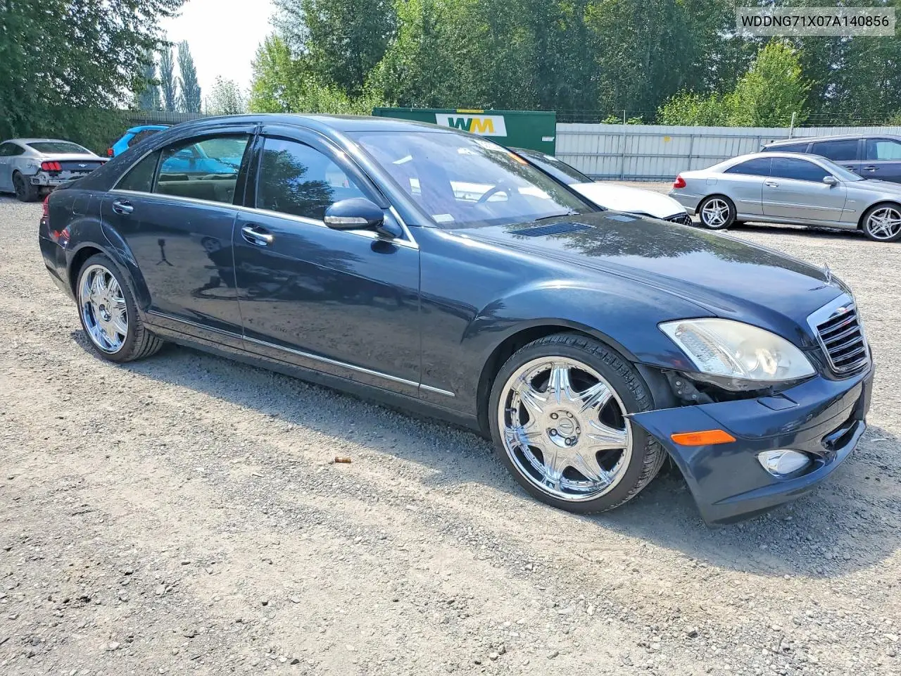 2007 Mercedes-Benz S 550 VIN: WDDNG71X07A140856 Lot: 62137446
