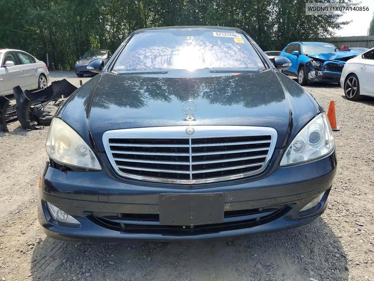 2007 Mercedes-Benz S 550 VIN: WDDNG71X07A140856 Lot: 62137446