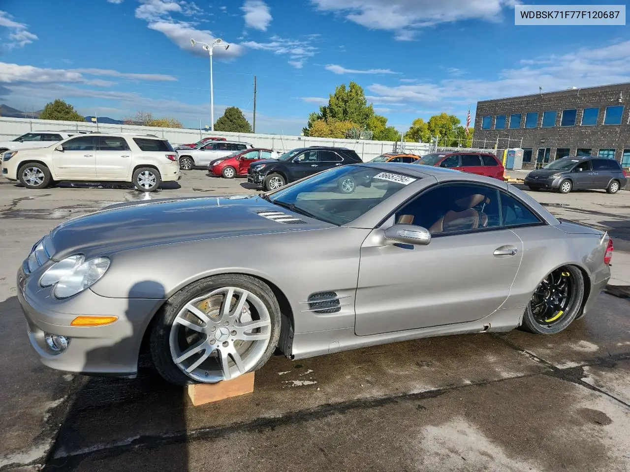 2007 Mercedes-Benz Sl 550 VIN: WDBSK71F77F120687 Lot: 86657295