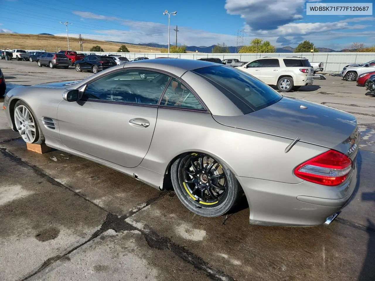 2007 Mercedes-Benz Sl 550 VIN: WDBSK71F77F120687 Lot: 86657295