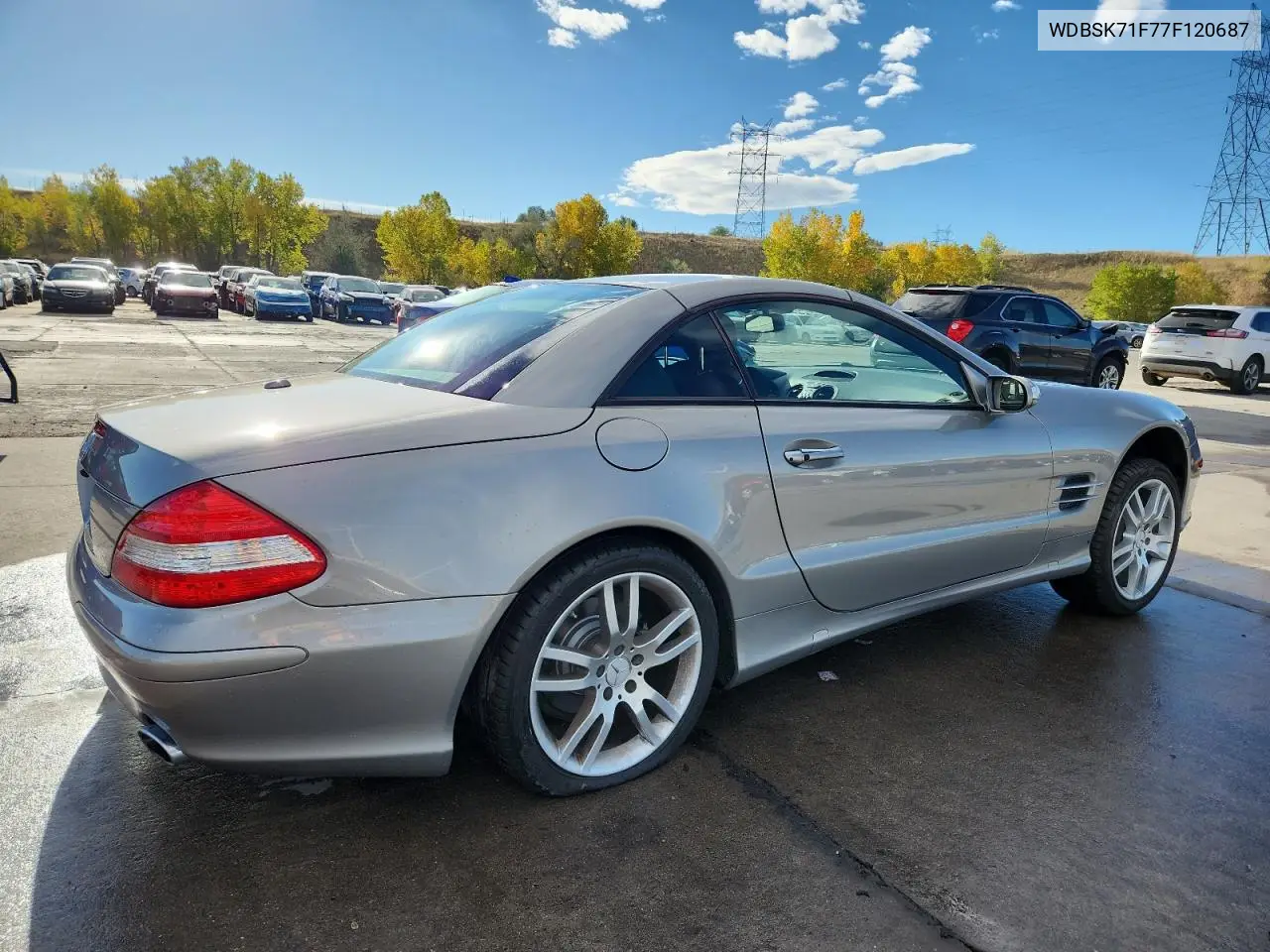 2007 Mercedes-Benz Sl 550 VIN: WDBSK71F77F120687 Lot: 86657295
