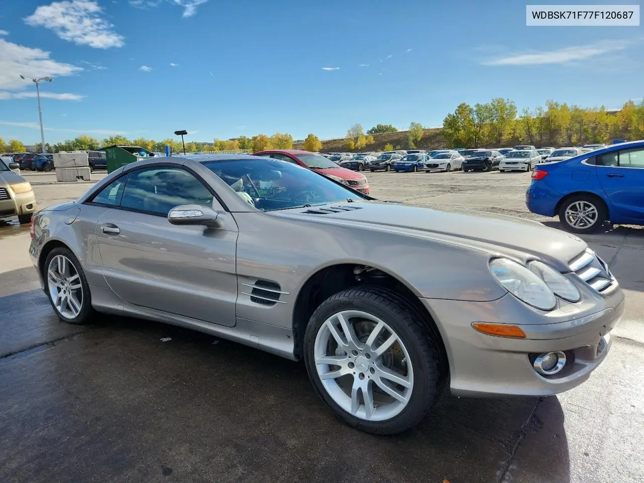 2007 Mercedes-Benz Sl 550 VIN: WDBSK71F77F120687 Lot: 86657295
